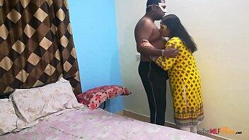 Yellow Indian shalwar suit sex with shanaya anty and bhabhi milf fuck