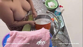 Desi Blue Film Indian maid sex in kitchen