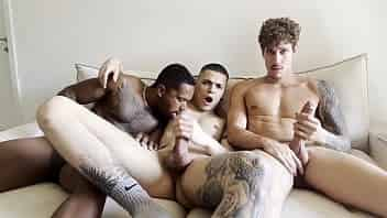 XXX HD BRAZILIAN GAY THREESOME BAREBACK